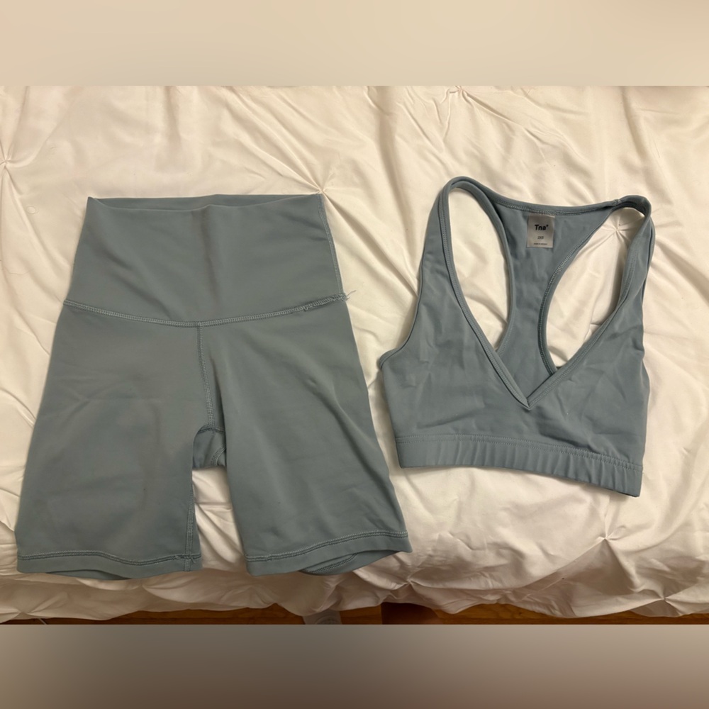 Aritzia Sports Bra and Shorts Set